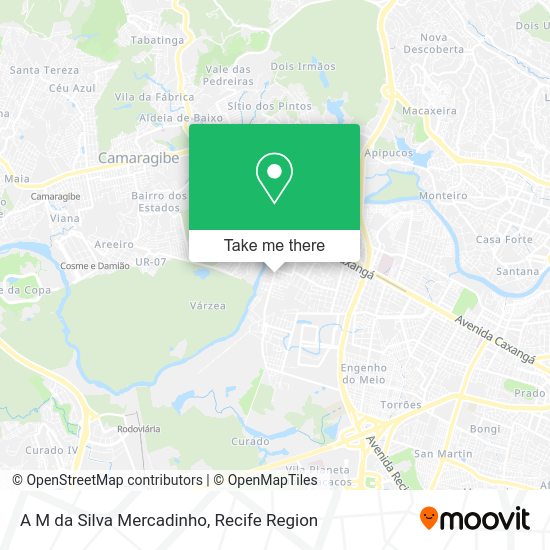 A M da Silva Mercadinho map