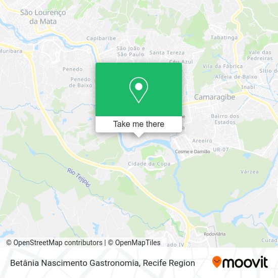 Betânia Nascimento Gastronomia map