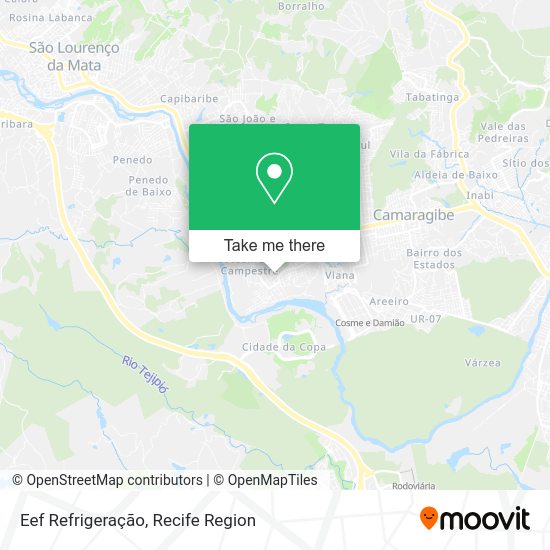Eef Refrigeração map