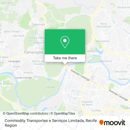 Commodity Transportes e Serviços Limitada map