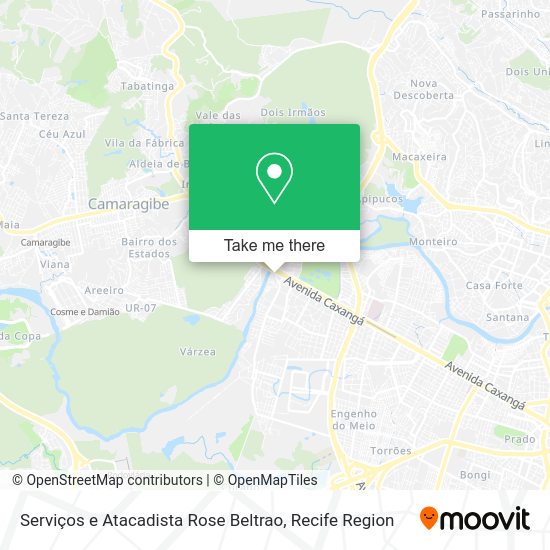 Serviços e Atacadista Rose Beltrao map