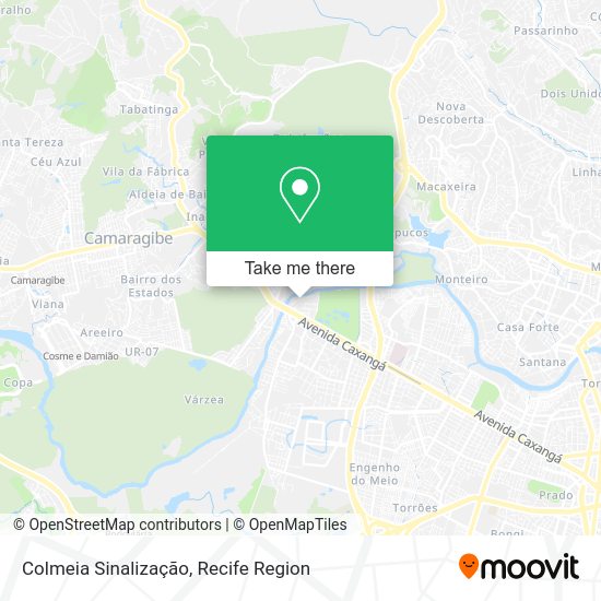 Colmeia Sinalização map