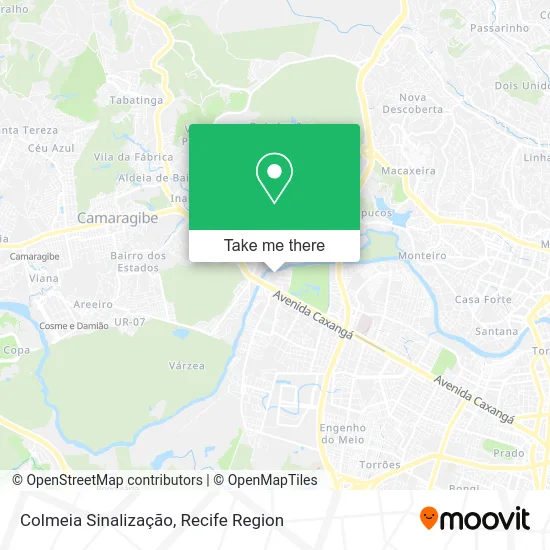 Colmeia Sinalização map