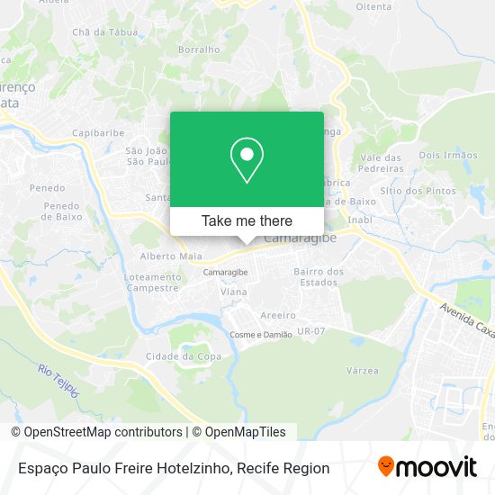 Espaço Paulo Freire Hotelzinho map