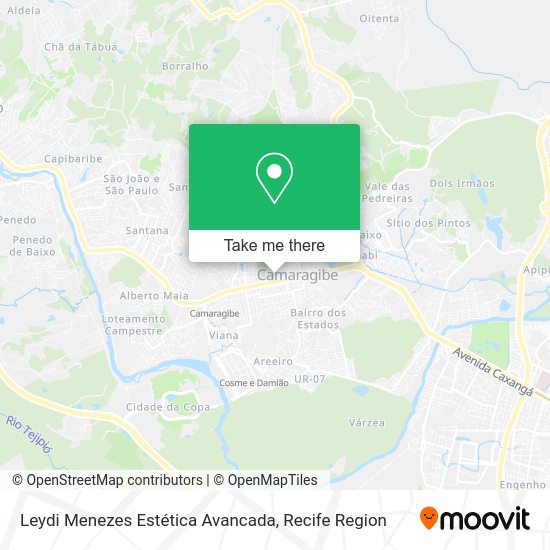 Leydi Menezes Estética Avancada map
