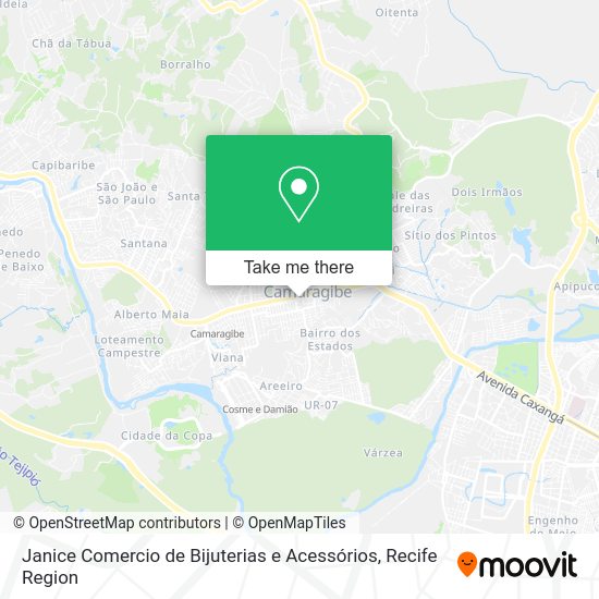 Janice Comercio de Bijuterias e Acessórios map