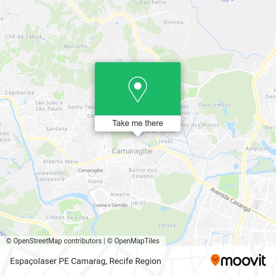 Espaçolaser PE Camarag map