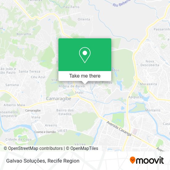 Galvao Soluções map