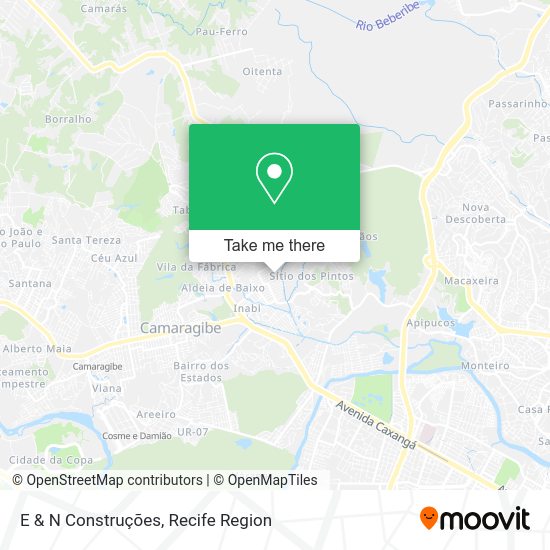 E & N Construções map