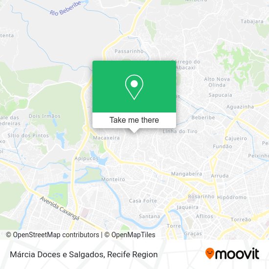 Márcia Doces e Salgados map