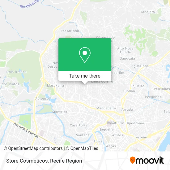 Store Cosmeticos map