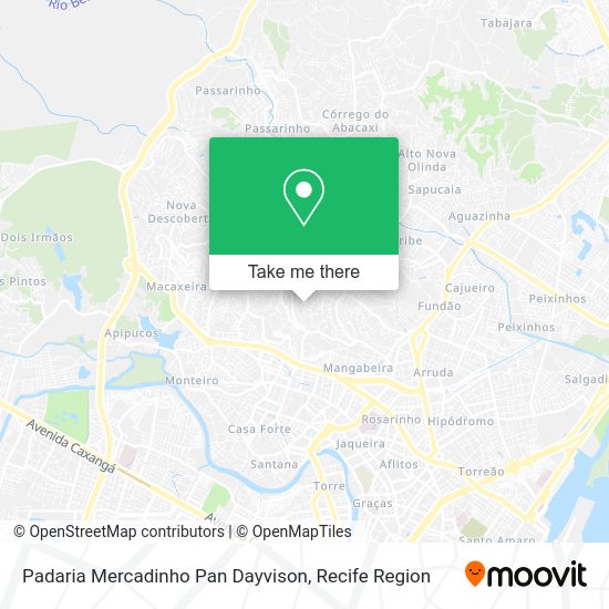 Padaria Mercadinho Pan Dayvison map