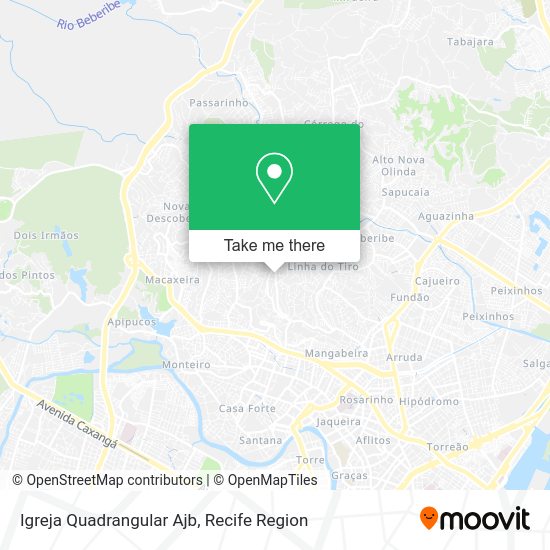 Igreja Quadrangular Ajb map