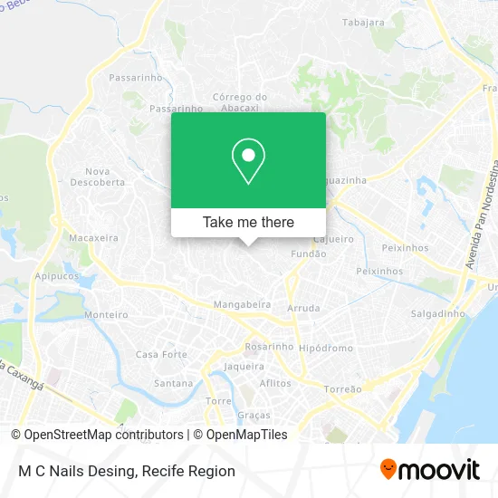 M C Nails Desing map