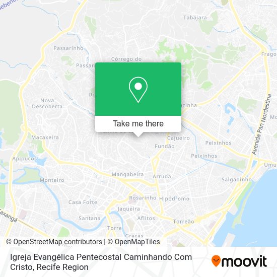 Igreja Evangélica Pentecostal Caminhando Com Cristo map