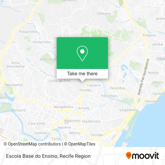 Escola Base do Ensino map