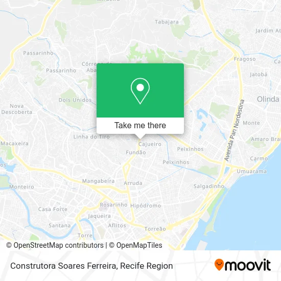 Construtora Soares Ferreira map