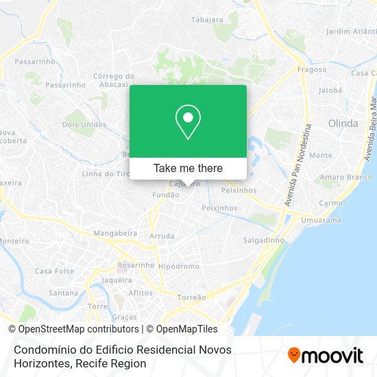 Condomínio do Edificio Residencial Novos Horizontes map