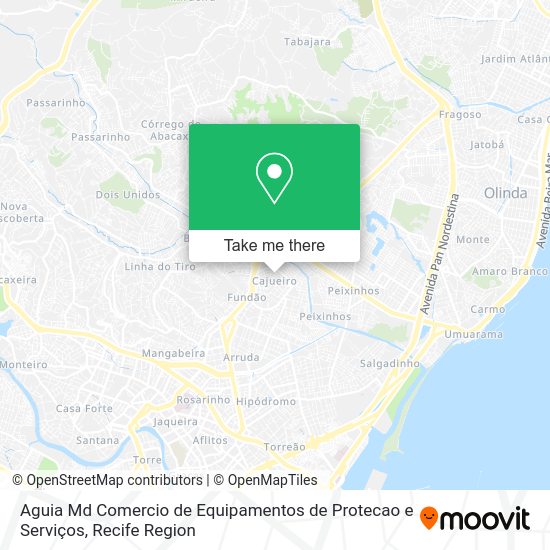 Aguia Md Comercio de Equipamentos de Protecao e Serviços map