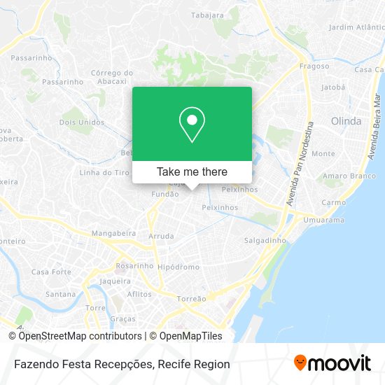 Fazendo Festa Recepções map