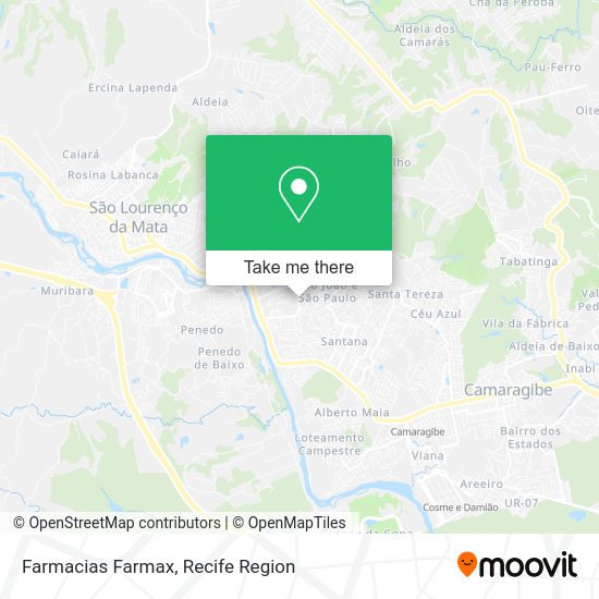 Farmacias Farmax map