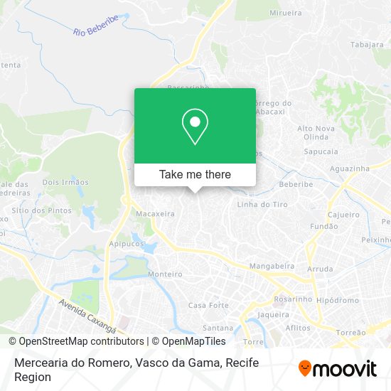 Mercearia do Romero, Vasco da Gama map