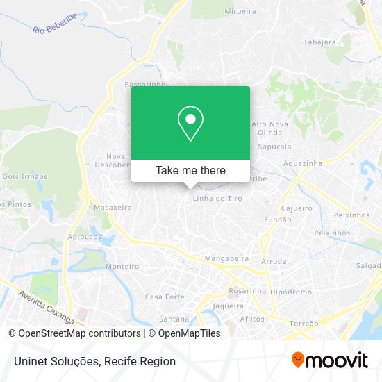 Uninet Soluções map