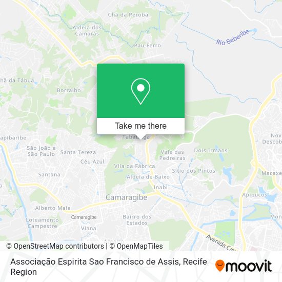 Associação Espirita Sao Francisco de Assis map
