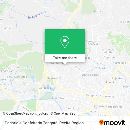 Padaria e Confeitaria Tangará map