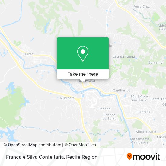 Franca e Silva Confeitaria map