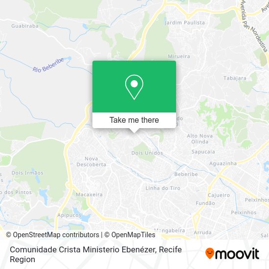 Comunidade Crista Ministerio Ebenézer map
