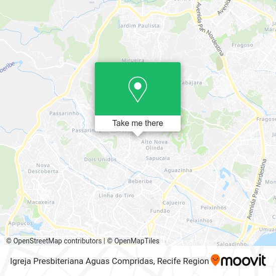 Igreja Presbiteriana Aguas Compridas map