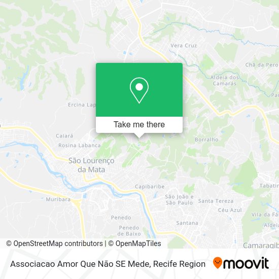 Associacao Amor Que Não SE Mede map