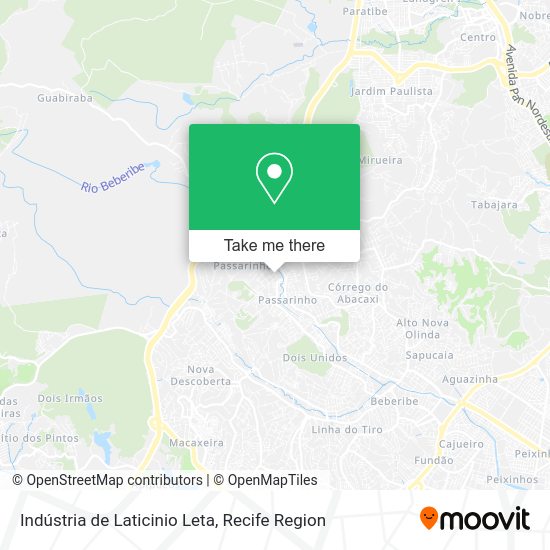Indústria de Laticinio Leta map