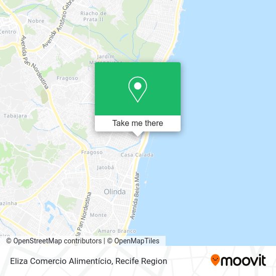 Eliza Comercio Alimentício map