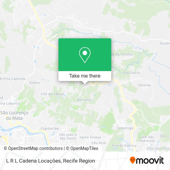 L R L Cadena Locações map