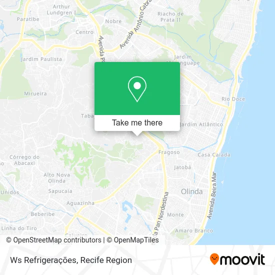 Ws Refrigerações map