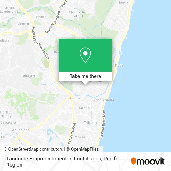 Tandrade Empreendimentos Imobiliários map