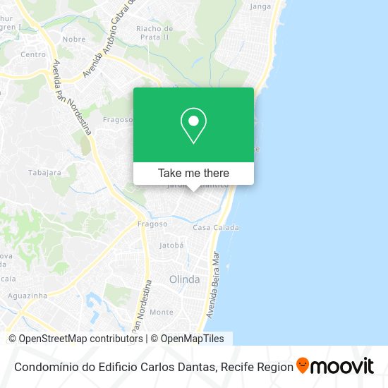 Condomínio do Edificio Carlos Dantas map