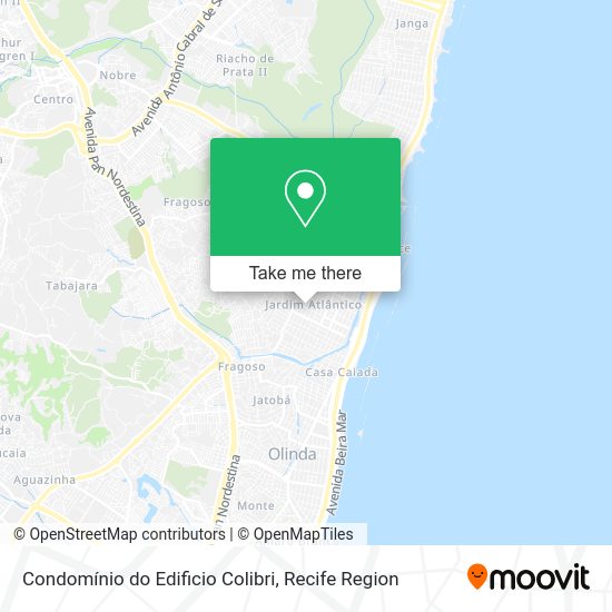 Condomínio do Edificio Colibri map