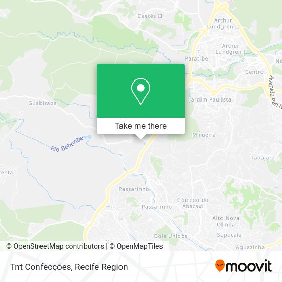 Tnt Confecções map