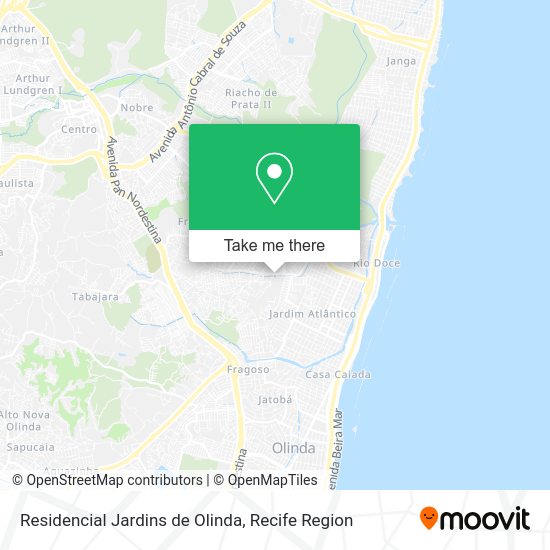Residencial Jardins de Olinda map