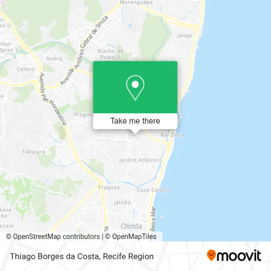 Thiago Borges da Costa map