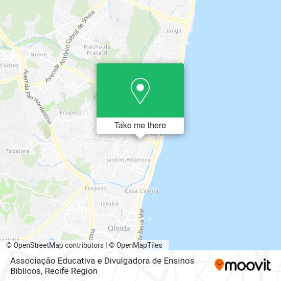 Associação Educativa e Divulgadora de Ensinos Biblicos map