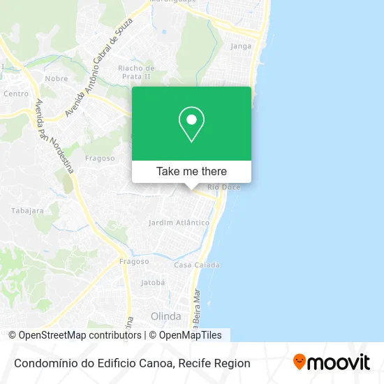 Condomínio do Edificio Canoa map