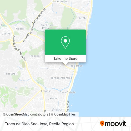 Troca de Óleo Sao Jose map