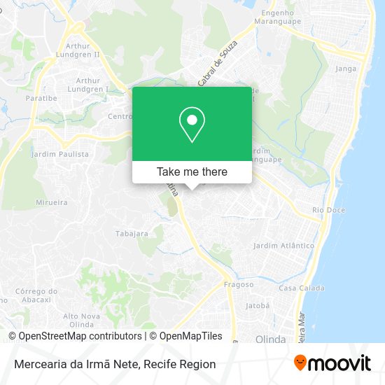 Mercearia da Irmã Nete map