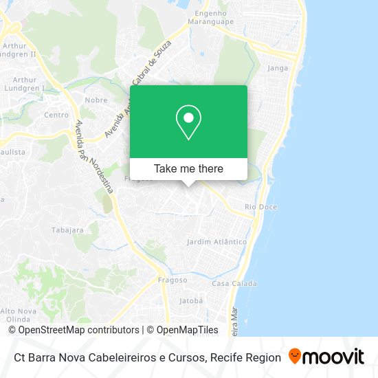 Ct Barra Nova Cabeleireiros e Cursos map