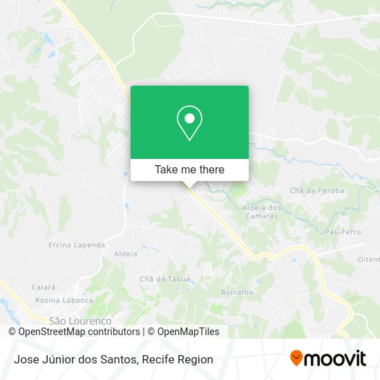 Jose Júnior dos Santos map