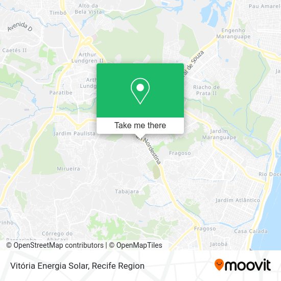 Vitória Energia Solar map